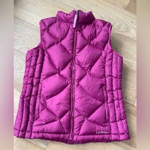 LL bean goose down vest girls xl 18